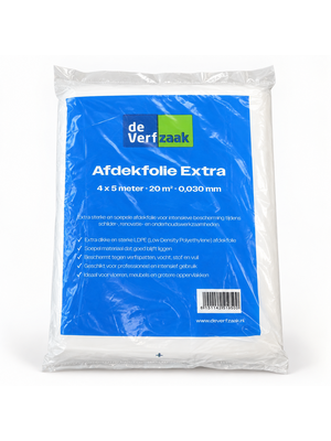 De Verfzaak Afdekfolie Extra - 4x5m De Verfzaak Afdekfolie Extra - 4x5m