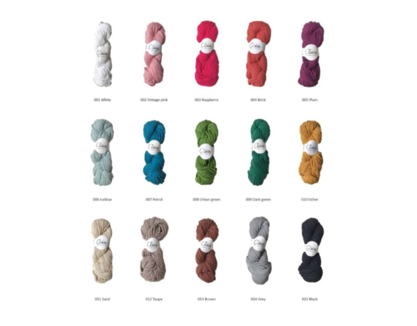 Byclaire byClaire chunky cotton 001 white Byclaire byClaire chunky cotton 001 white