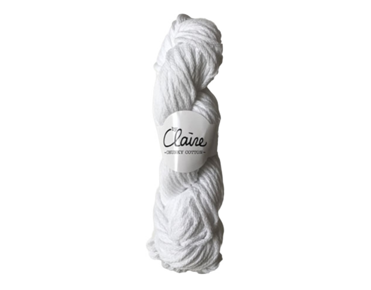 Byclaire byClaire chunky cotton 001 white Byclaire byClaire chunky cotton 001 white