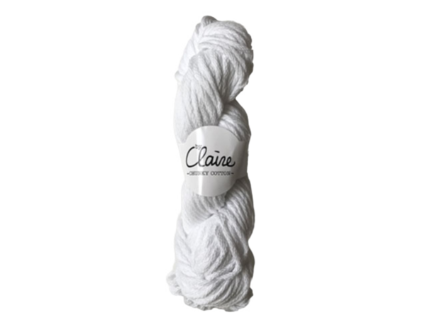 Byclaire byClaire chunky cotton 001 white Byclaire byClaire chunky cotton 001 white