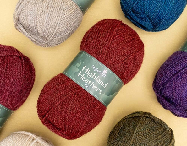 Stylecraft Stylecraft Highland Heathers DK 7224 Marmalade Stylecraft Stylecraft Highland Heathers DK 7224 Marmalade