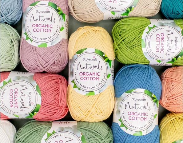 Stylecraft Stylecraft Naturals Organic Cotton 7191 Jade Stylecraft Stylecraft Naturals Organic Cotton 7191 Jade