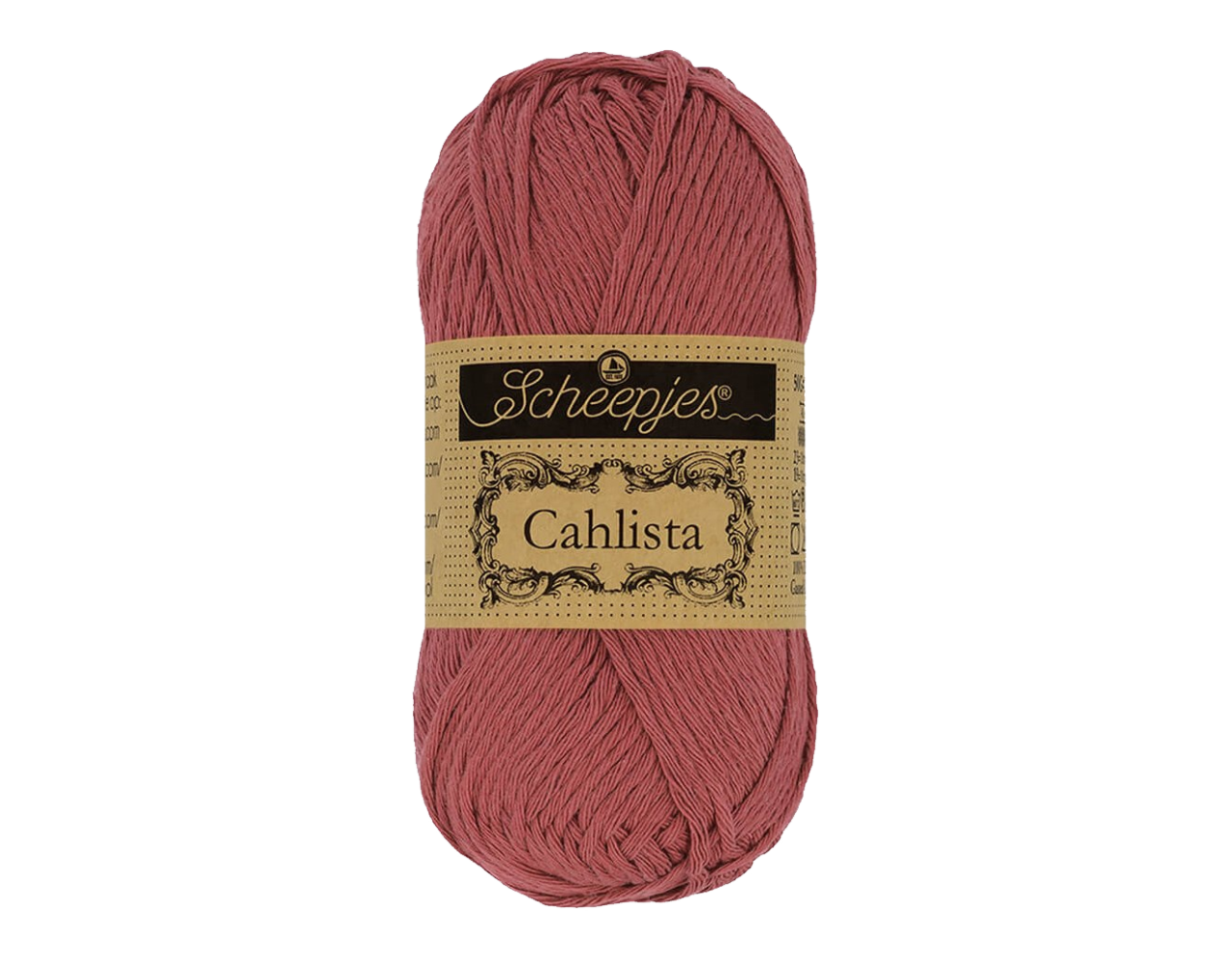 Scheepjes Scheepjes Cahlista 50g - 396 Rose Wine Scheepjes Scheepjes Cahlista 50g - 396 Rose Wine