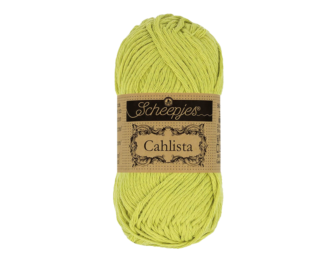 Scheepjes Scheepjes Cahlista 50g - 512 Lime Scheepjes Scheepjes Cahlista 50g - 512 Lime