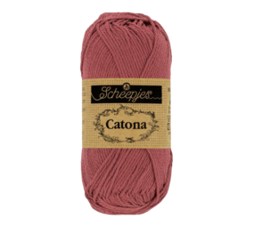 Scheepjes Catona 25g - 396 Rose Wine Scheepjes Catona 25g - 396 Rose Wine