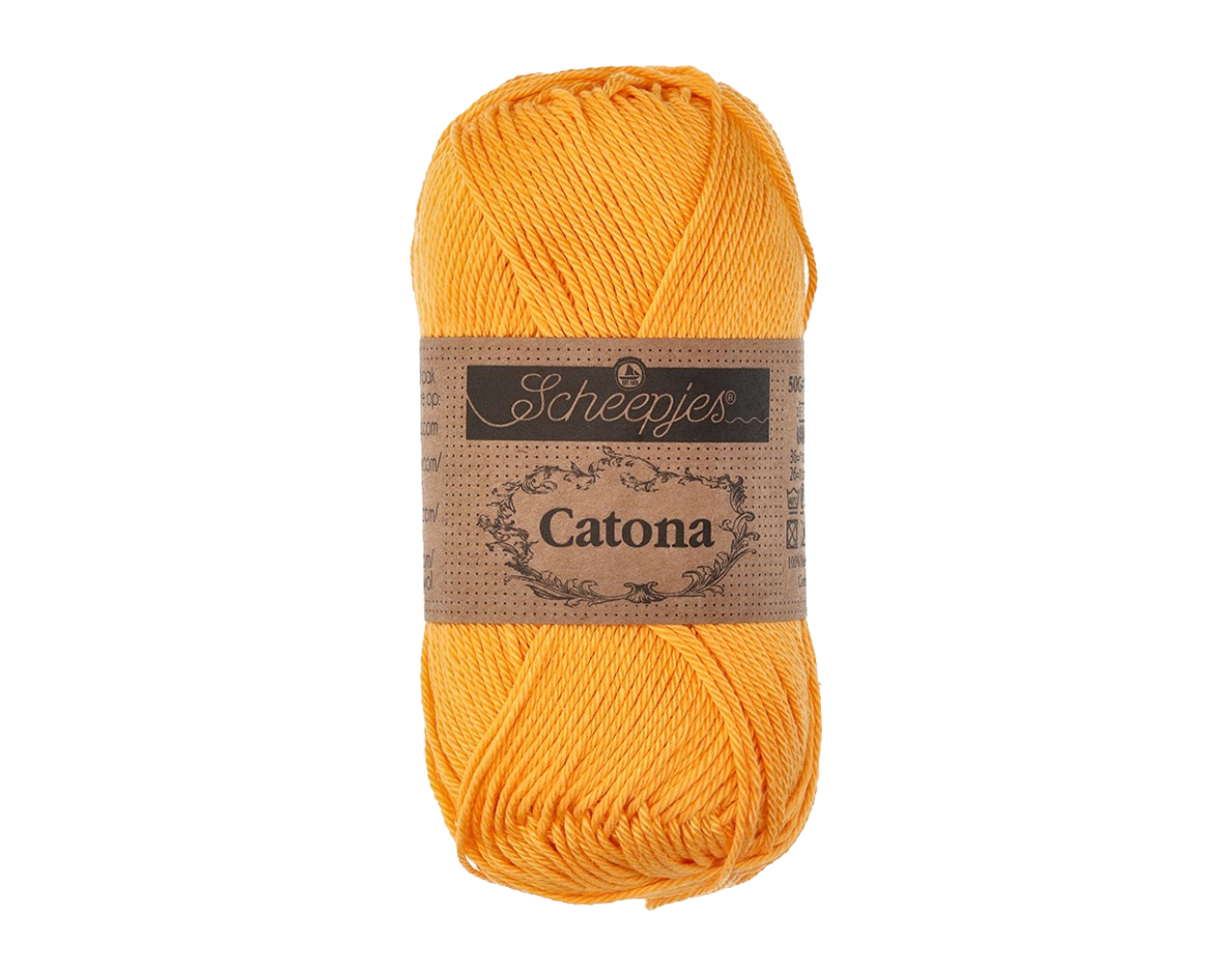 Scheepjes Scheepjes Catona 25g - 208 Yellow Gold Scheepjes Scheepjes Catona 25g - 208 Yellow Gold