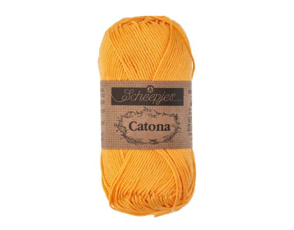 Scheepjes Scheepjes Catona 25g - 208 Yellow Gold Scheepjes Scheepjes Catona 25g - 208 Yellow Gold