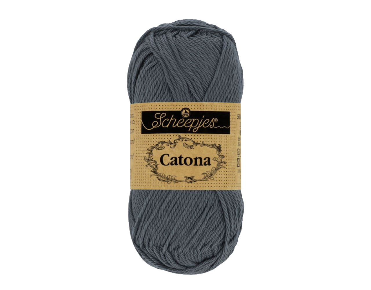 Scheepjes Scheepjes Catona 25g - 393 Charcoal Scheepjes Scheepjes Catona 25g - 393 Charcoal