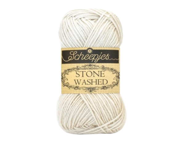 Scheepjes Scheepjes Stone Washed - 801 Moon Stone 50gr Scheepjes Scheepjes Stone Washed - 801 Moon Stone 50gr