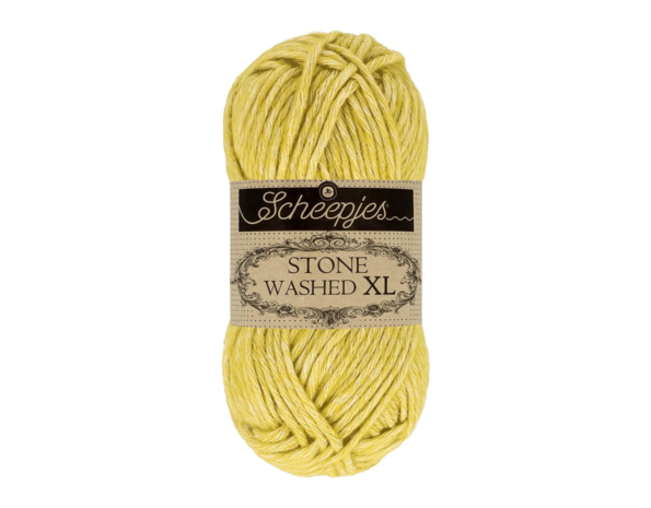 Scheepjes Scheepjes Stone Washed XL - 852 Lemon Quartz 50gr Scheepjes Scheepjes Stone Washed XL - 852 Lemon Quartz 50gr