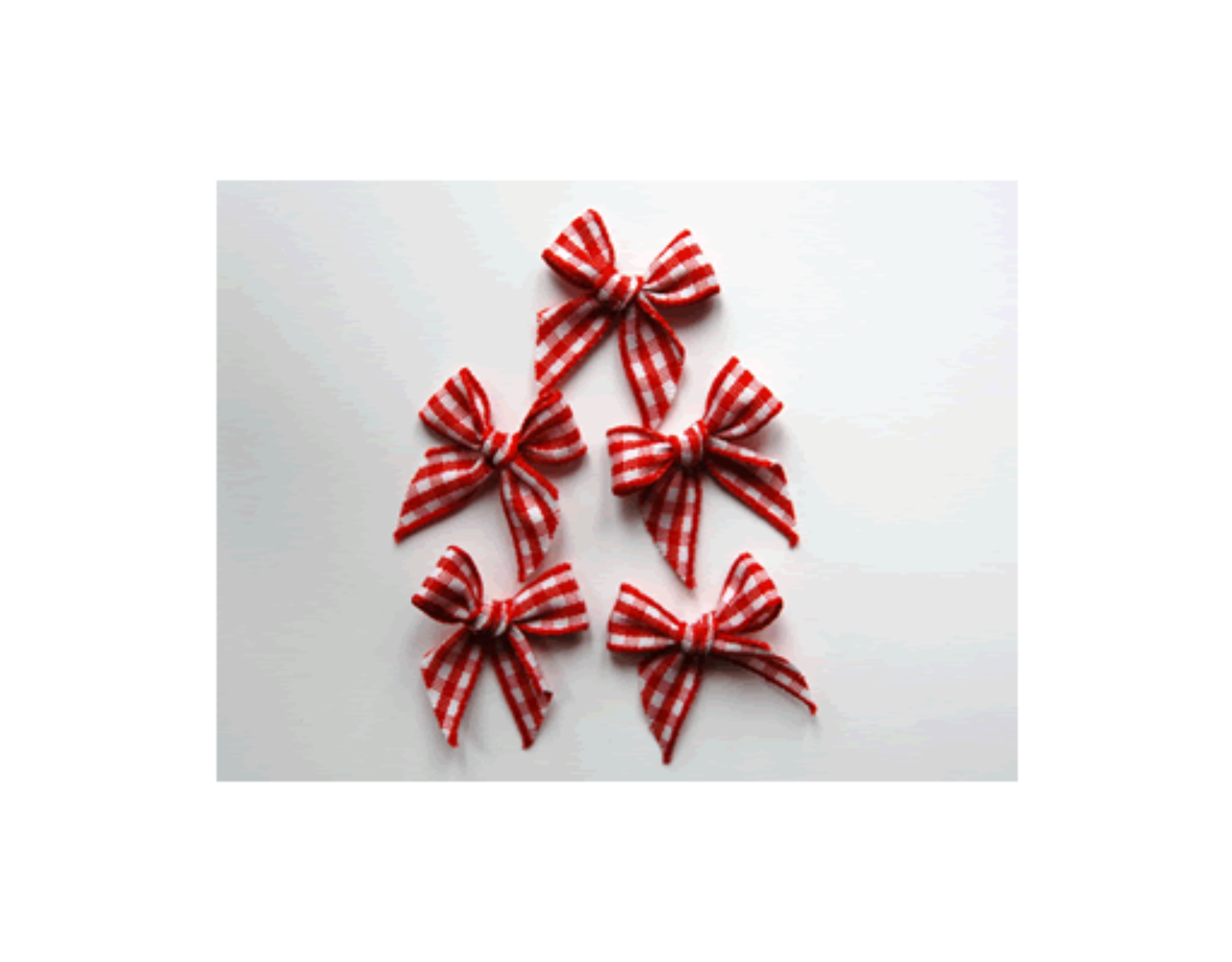 Lieve strikjes voor echtzoete kerstversiering