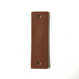 Echtstudio Leren label cognac