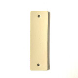 Echtstudio Leren label ecru