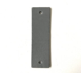 Echtstudio Leren label grijs