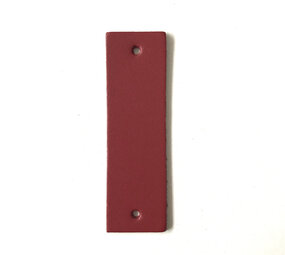 Echtstudio Leren label rood Echtstudio Leren label rood
