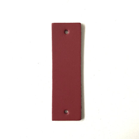 Echtstudio Leren label rood Echtstudio Leren label rood