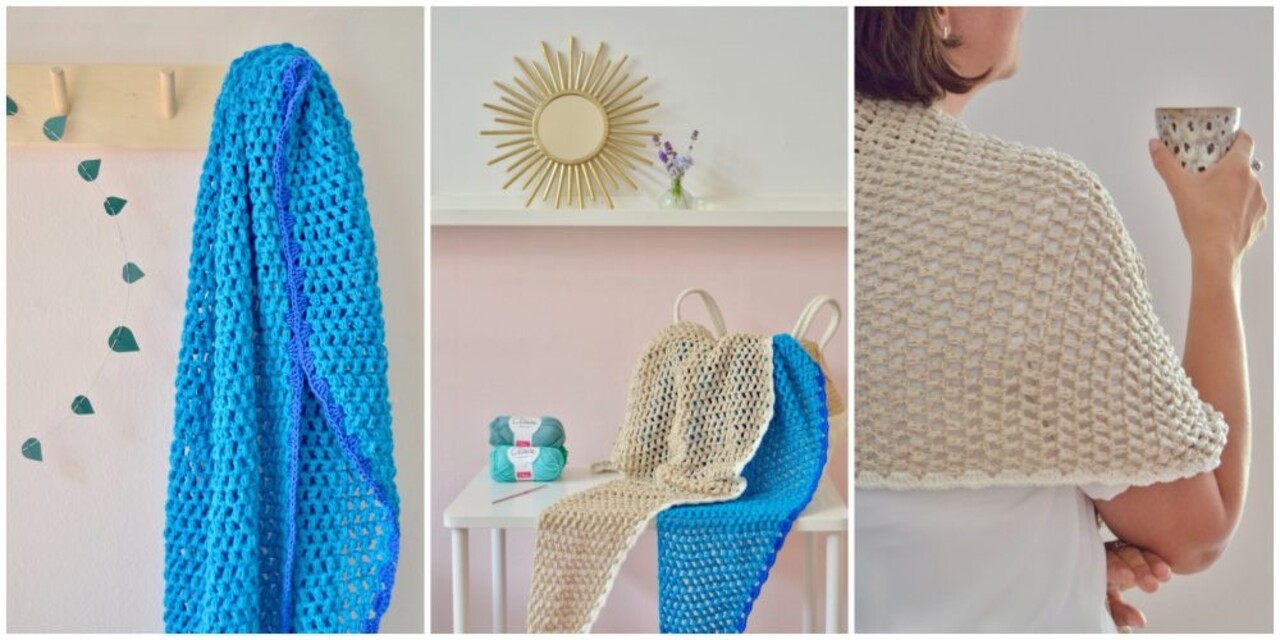Byclaire Omslagdoek DOT  Haakpatroon Byclaire Omslagdoek DOT  Haakpatroon