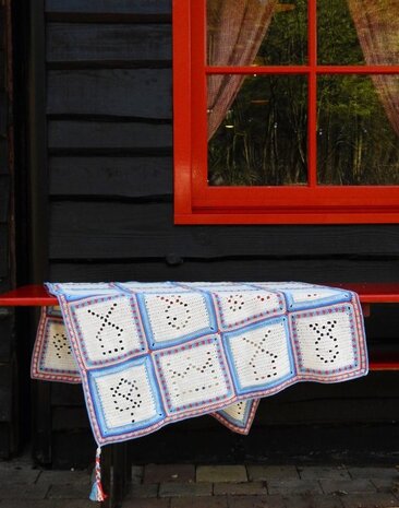 Byclaire Tegeltjesdeken Haakpatroon Byclaire Tegeltjesdeken Haakpatroon