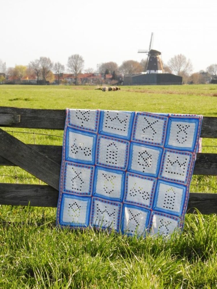 Byclaire Tegeltjesdeken Haakpatroon Byclaire Tegeltjesdeken Haakpatroon