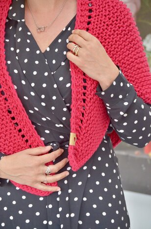 Byclaire Voor en najaar omslagdoek  Breipatroon