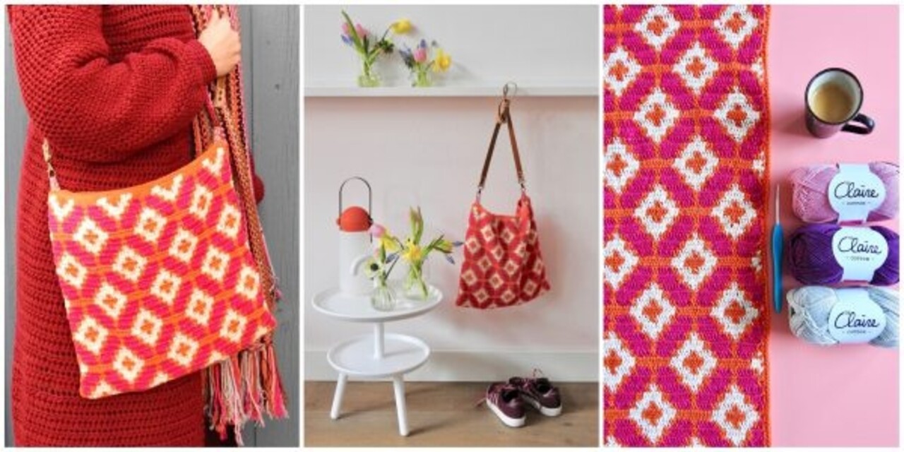 Byclaire Haakpatroon byClaire Motief tas