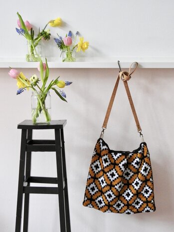 Byclaire Haakpatroon byClaire Motief tas