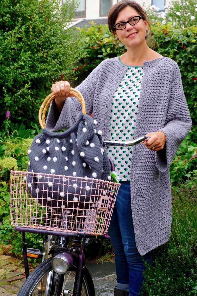 Byclaire Toffe Tas met noppen Haakpatroon Byclaire Toffe Tas met noppen Haakpatroon