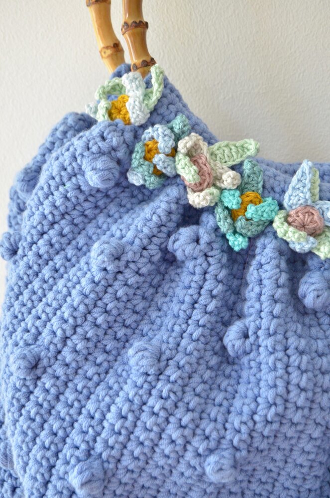 Byclaire Toffe Tas met noppen Haakpatroon Byclaire Toffe Tas met noppen Haakpatroon