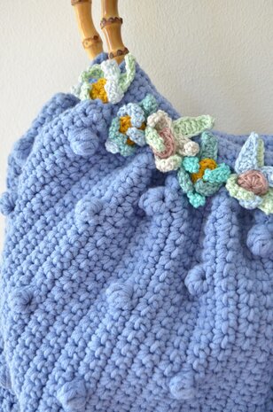 Byclaire Toffe Tas met noppen Haakpatroon Byclaire Toffe Tas met noppen Haakpatroon