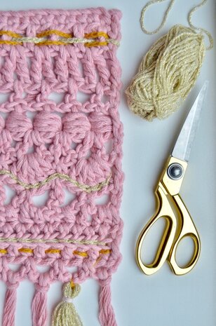 Byclaire Chunky wandhanger  Haakpatroon Byclaire Chunky wandhanger  Haakpatroon