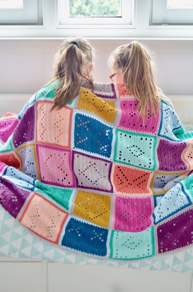 Byclaire Haakpatroon Blokkendeken Byclaire Haakpatroon Blokkendeken