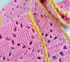 Byclaire Filet gehaakt sjaaltje  Haakpatroon