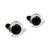 Opry Ogen Rond Transparant Kristal  (2st)