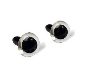 Opry Ogen Rond Transparant Kristal  (2st) Opry Ogen Rond Transparant Kristal  (2st)
