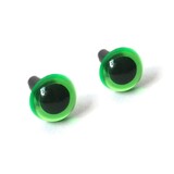 Opry Ogen Transparant Groen  (2st)