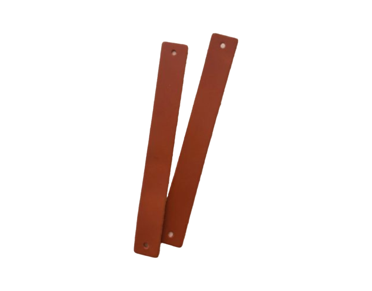 Echtstudio Leren hengsel cognac (2x) Echtstudio Leren hengsel cognac (2x)