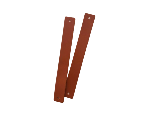Echtstudio Leren hengsel cognac (2x) Echtstudio Leren hengsel cognac (2x)