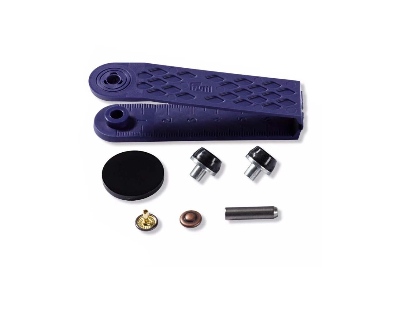 Prym Siernieten messing 9mm oud koper-brons Prym Siernieten messing 9mm oud koper-brons