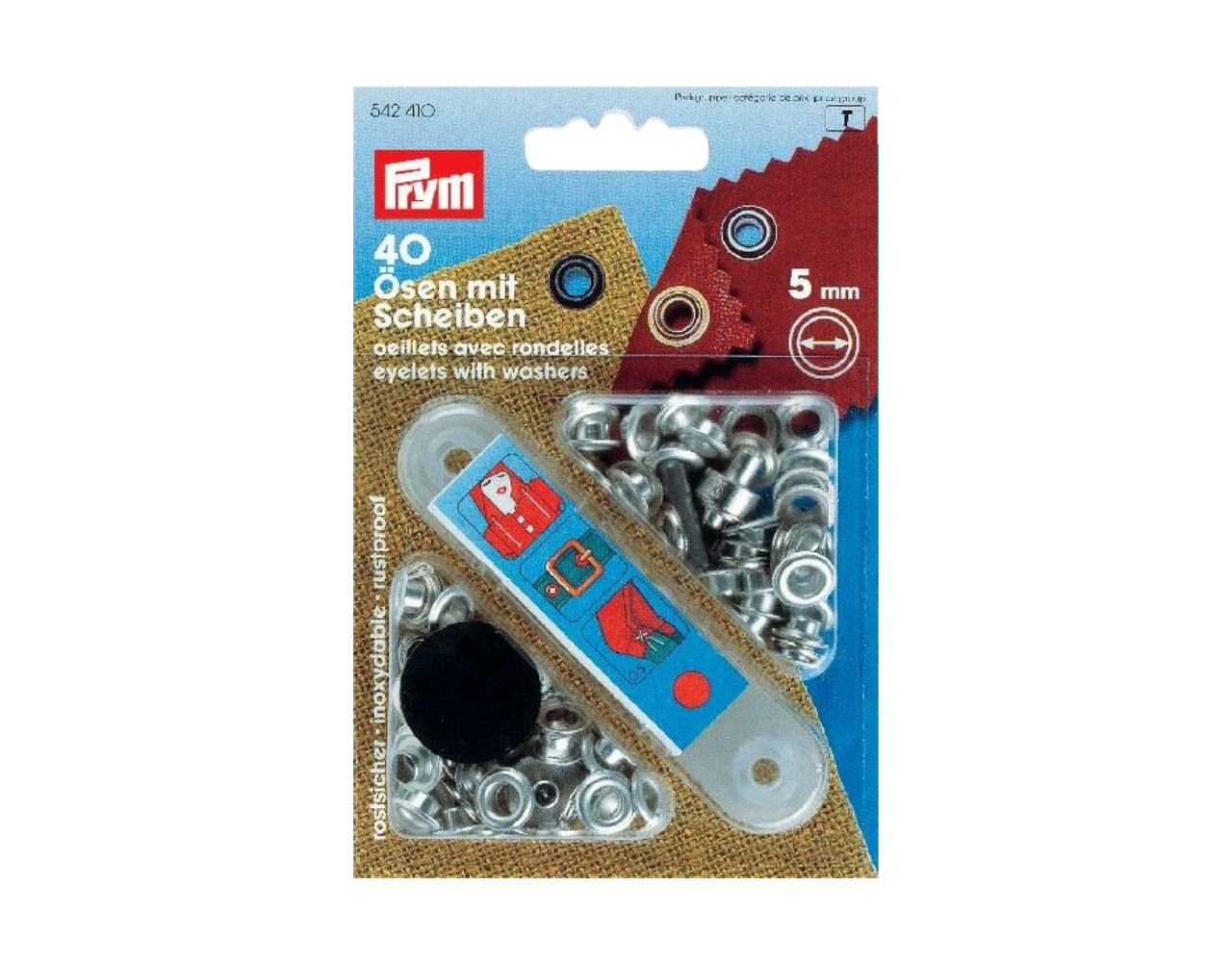 Prym Ringen MS zilverkleurig 5mm Prym Ringen MS zilverkleurig 5mm