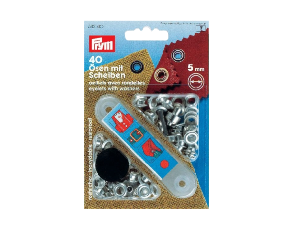 Prym Ringen MS zilverkleurig 5mm Prym Ringen MS zilverkleurig 5mm