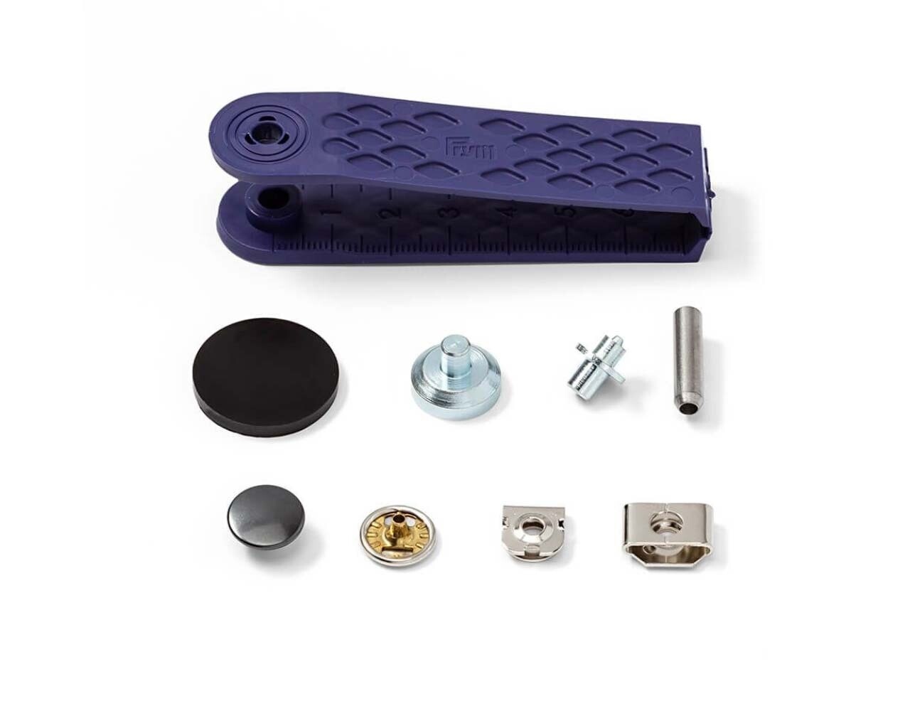 Prym Broekhaken en -staven 13mm zilver-brons - 5x4st Prym Broekhaken en -staven 13mm zilver-brons - 5x4st