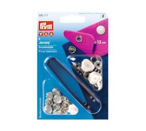 Prym Naaivrijdrukknoop jersey kap parel 12mm Prym Naaivrijdrukknoop jersey kap parel 12mm