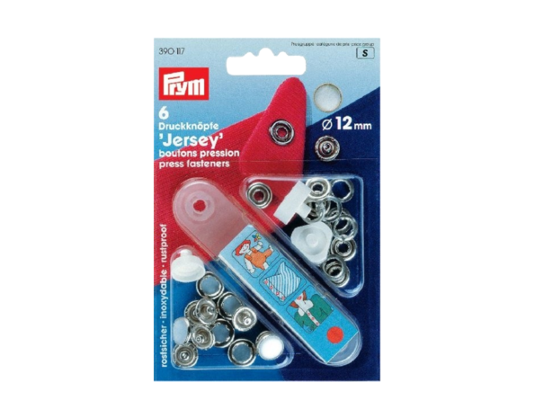 Prym Naaivrijdrukknoop jersey kap parel 12mm Prym Naaivrijdrukknoop jersey kap parel 12mm