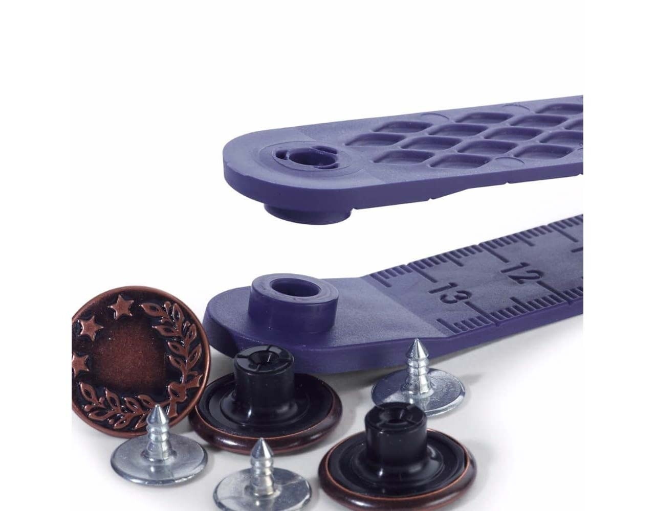 Prym Jeansknopen lauwerkrans 17mm oud koper Prym Jeansknopen lauwerkrans 17mm oud koper