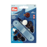 Prym Jeansknopen lauwerkrans 17mm oud koper