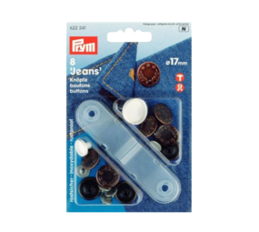 Prym Jeansknopen lauwerkrans 17mm oud koper Prym Jeansknopen lauwerkrans 17mm oud koper