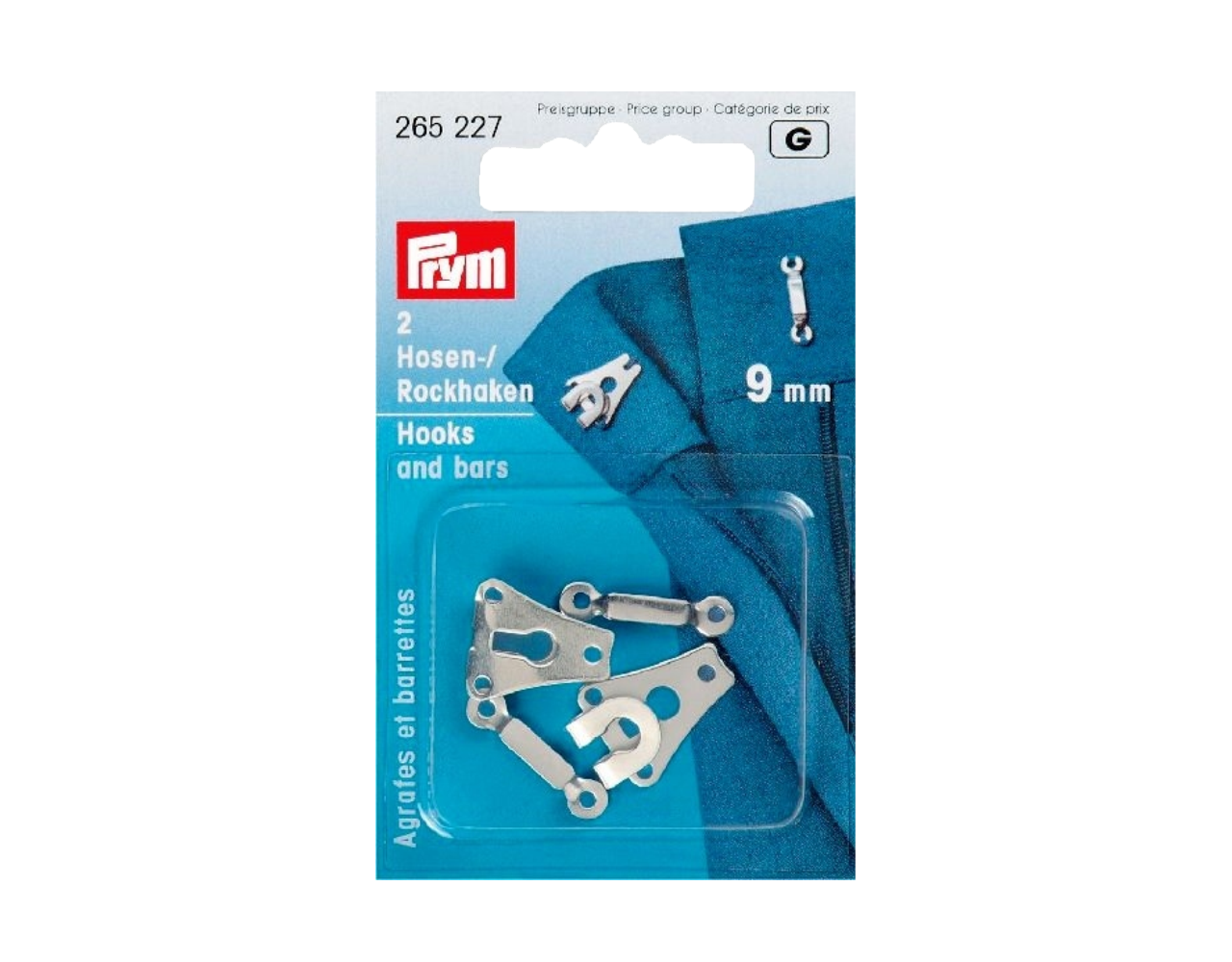 Prym Prym Broek/rokhaak zilverkleurig