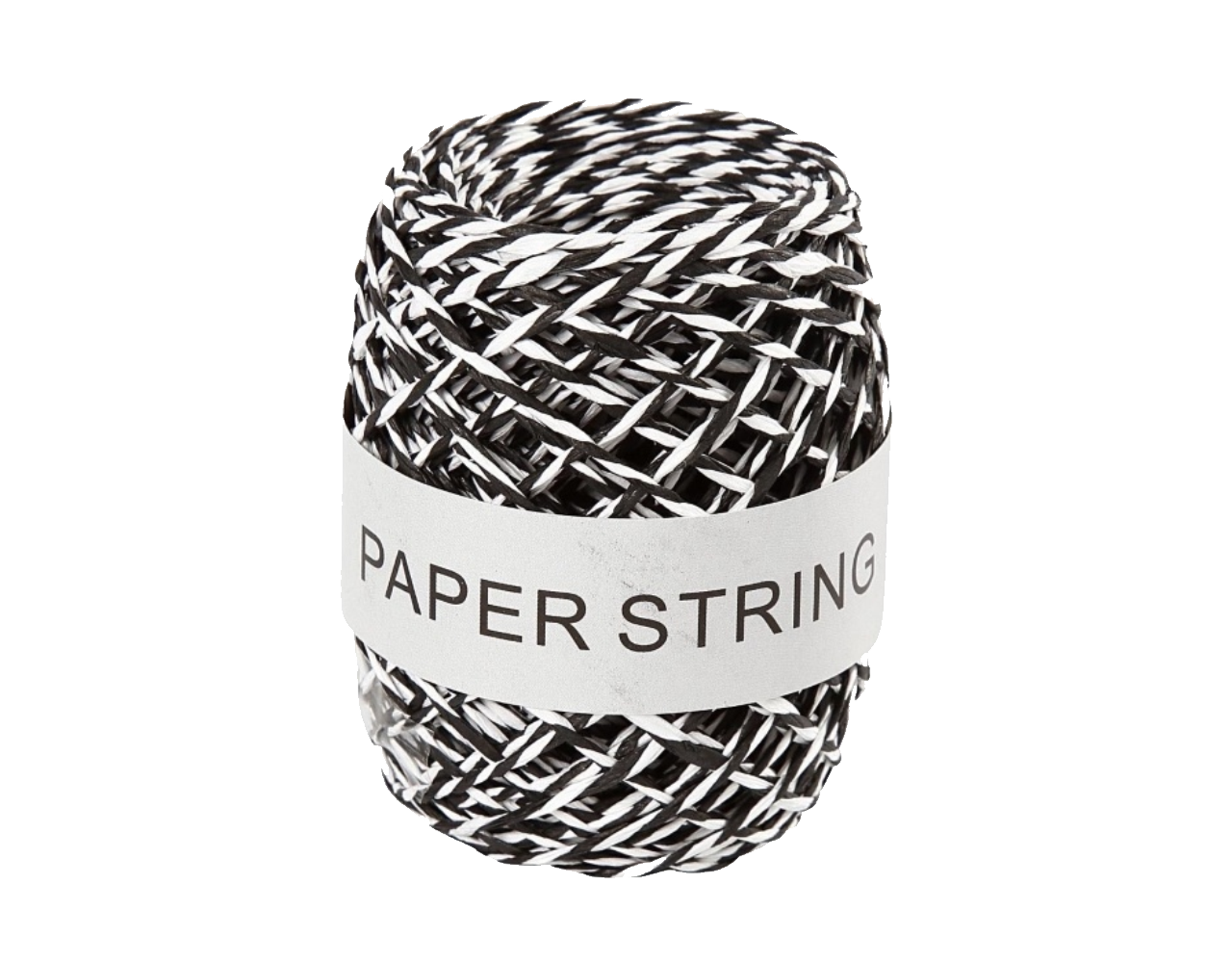 Echtstudio Papierkoord zwart/wit 50m Echtstudio Papierkoord zwart/wit 50m