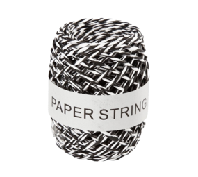 Echtstudio Papierkoord zwart/wit 50m