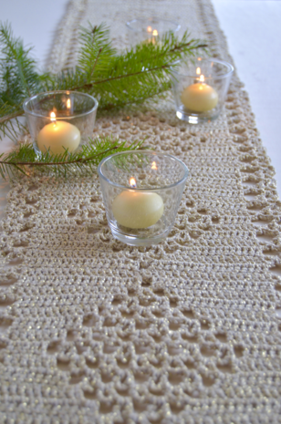 Byclaire Haakpatroon Sparkle Tafelloper Byclaire Haakpatroon Sparkle Tafelloper